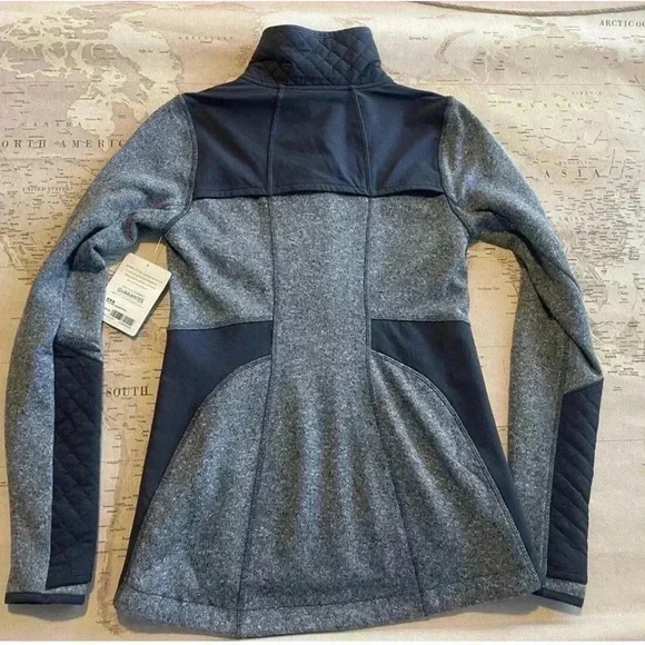 🆕Athleta Truckee XXS Fleece Jacket Gray - Picture 7 of 7